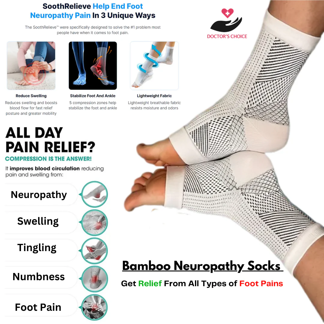 Neuropathy Socks for Women and Men for Relief Swollen Feet and Ankles